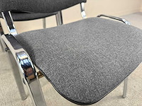 Bezoekersstoel - waiting room chair (6x) - afbeelding 2 van  3