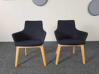 Bezoekersstoelen - wachtkamerstoelen (2x) - afbeelding 1 van  8