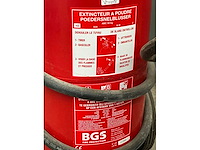 Bgs 50kg poedersnel brandblusser (2x) - afbeelding 2 van  2