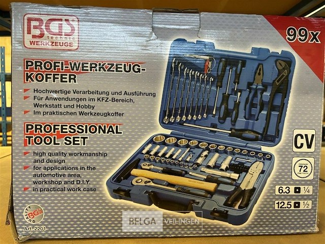 Bgs gereedschap en dopsleutelset - afbeelding 2 van  4