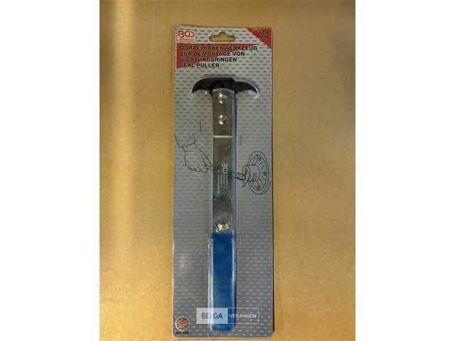 Bgs keerringtrekker 320 mm met dubbele haak - afbeelding 1 van  3