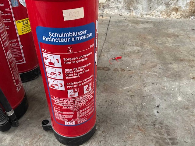 Bgs schuimblusser brandblusser (4x) - afbeelding 3 van  4
