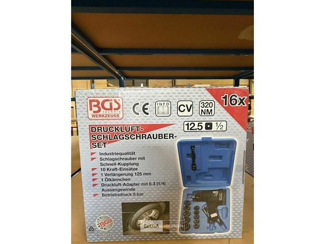 Bgs slagmoersleutel + doppenset - afbeelding 1 van  1