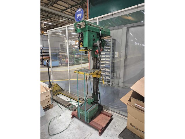 Bgu - sb 510 shrv industriële kolomboormachine 380v - werkend - afbeelding 2 van  8