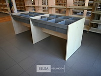 Bibliotheekbak met vakverdeling - afbeelding 1 van  4