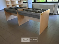 Bibliotheekbak met vakverdeling - afbeelding 1 van  4