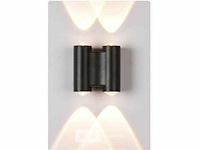 Bidirectioneel led wandlamp sw-47-2 – 4w – ip54 – zwart (x10) - afbeelding 3 van  5