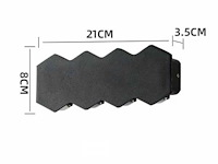 Bidirectionele led wandlamp sw 51-4 - 8w - ip54 - zwart (x8) - afbeelding 5 van  6