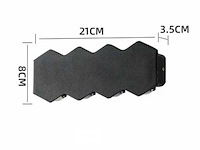 Bidirectionele led wandlamp sw-51-4 – 8w – ip54 – zwart (x4) - afbeelding 5 van  6