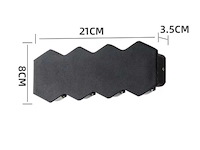 Bidirectionele led wandlamp sw-51-4 – 8w – ip54 – zwart (x8) - afbeelding 3 van  4