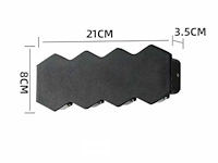 Bidirectionele led wandlamp sw-51-4 – 8w – ip54 – zwart (x8) - afbeelding 5 van  6