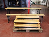 Biertafel met bank (x2)
