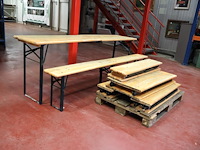 Biertafel met bank (x2) - afbeelding 3 van  5