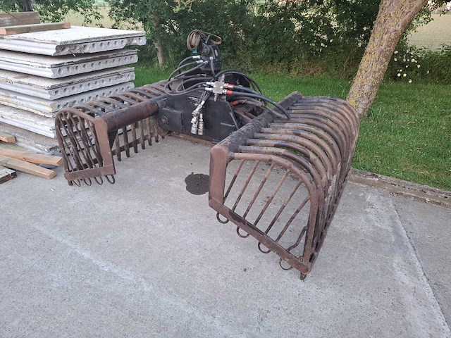 Bieten grapple hydraulisch met rotator andere landbouwmachines - afbeelding 1 van  4