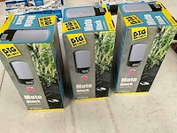 Big bright buitenverlichting met bewegingssensor zwart (3x) - afbeelding 3 van  4