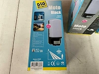 Big bright buitenverlichting met bewegingssensor zwart (3x) - afbeelding 4 van  4