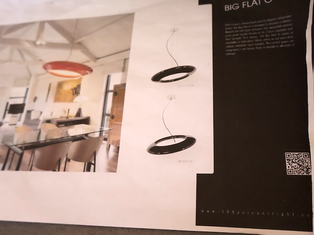 Big flat 0 hanglamp - afbeelding 5 van  7