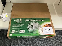 Big green egg three level cooking grid bbq toebehoren - afbeelding 1 van  3