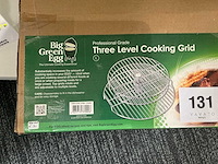 Big green egg three level cooking grid bbq toebehoren - afbeelding 2 van  3
