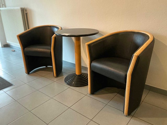 Bijzettafel 2x stoel - afbeelding 1 van  4