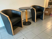 Bijzettafel 2x stoel - afbeelding 2 van  4