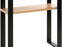 Bijzettafel | 70 x 28 x 75 cm | anthracite oak-design - afbeelding 3 van  7