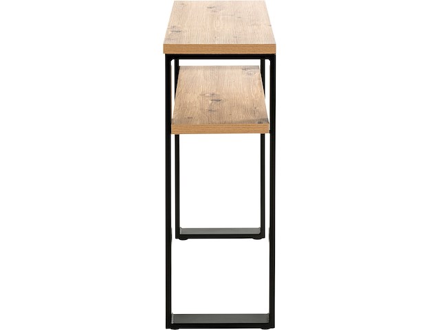 Bijzettafel | 70 x 28 x 75 cm | anthracite oak-design - afbeelding 7 van  7