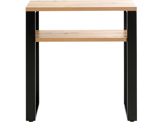 Bijzettafel | 70 x 28 x 75 cm | anthracite oak-design - afbeelding 6 van  7