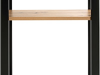 Bijzettafel | 70 x 28 x 75 cm | anthracite oak-design - afbeelding 6 van  7
