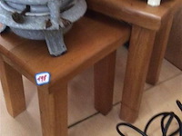 Bijzettafel eik 2stuks - afbeelding 1 van  2