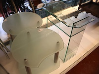 Bijzettafel glas (x3) - afbeelding 1 van  4