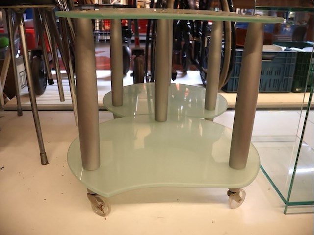 Bijzettafel glas (x3) - afbeelding 2 van  4