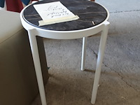 Bijzettafel + poef - afbeelding 3 van  4