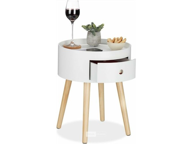 Bijzettafel rond - afbeelding 1 van  6