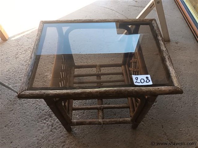 Bijzettafel rotan - afbeelding 1 van  3