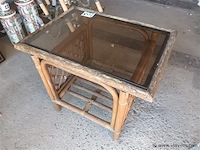 Bijzettafel rotan - afbeelding 2 van  3