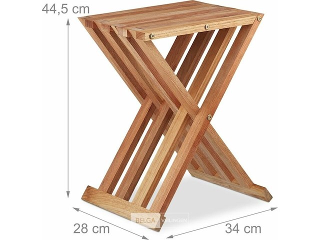 Bijzettafel walnotenhout - afbeelding 3 van  6