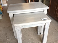 Bijzettafels. 2 stuks - afbeelding 2 van  3