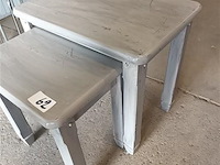 Bijzettafels. 2 stuks - afbeelding 3 van  3