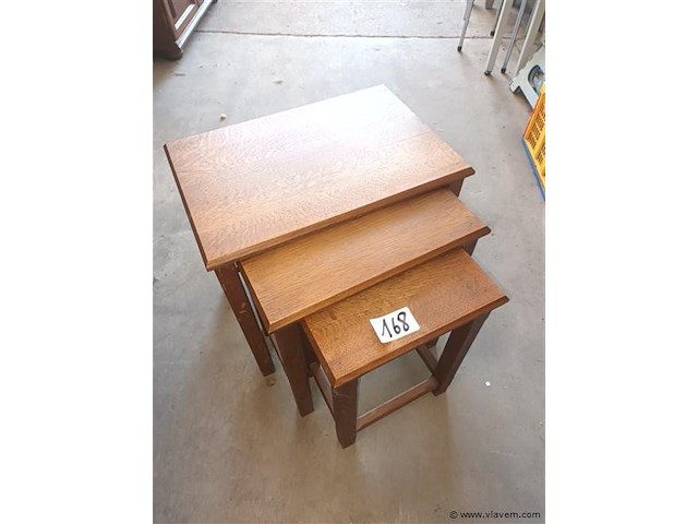 Bijzettafels. 3 stuks - afbeelding 1 van  3