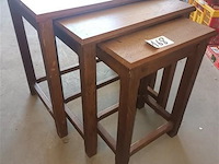 Bijzettafels. 3 stuks - afbeelding 2 van  3