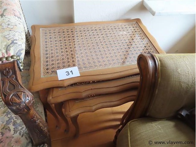 Bijzettafels louis xv 3 stuks - afbeelding 1 van  3