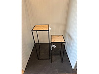 Bijzettafels pomax - (1 set van 2 stuks) - afbeelding 1 van  4