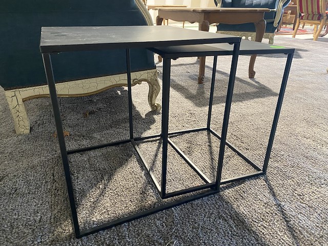 Bijzettafels zwart (2st) - afbeelding 3 van  5