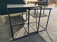 Bijzettafels zwart (2st) - afbeelding 3 van  5