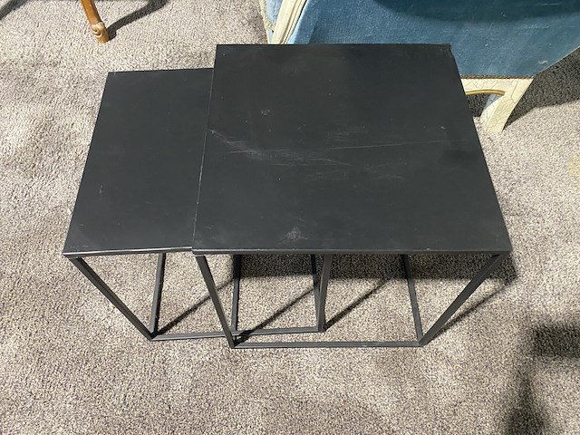 Bijzettafels zwart (2st) - afbeelding 4 van  5