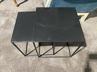 Bijzettafels zwart (2st) - afbeelding 4 van  5