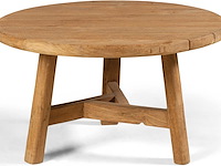 Bijzettafeltje ferdau gescova - gerecycleerd teak - 80 cm - bruin - afbeelding 3 van  5