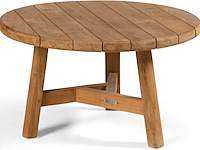 Bijzettafeltje ferdau gescova - gerecycleerd teak - 80 cm - bruin - afbeelding 5 van  5