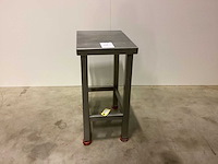 Bijzettafeltje rvs werktafel - afbeelding 1 van  4